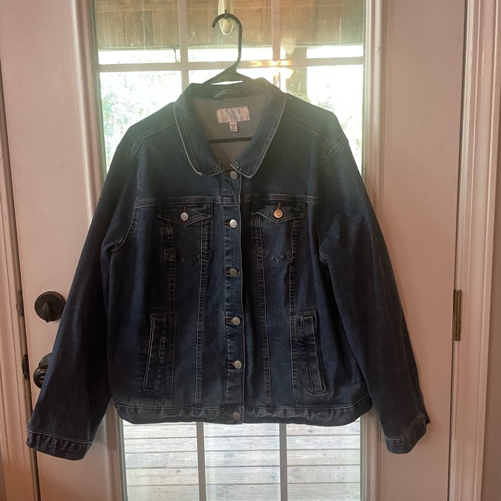 Time and Tru Dark Blue Denim Jacket
